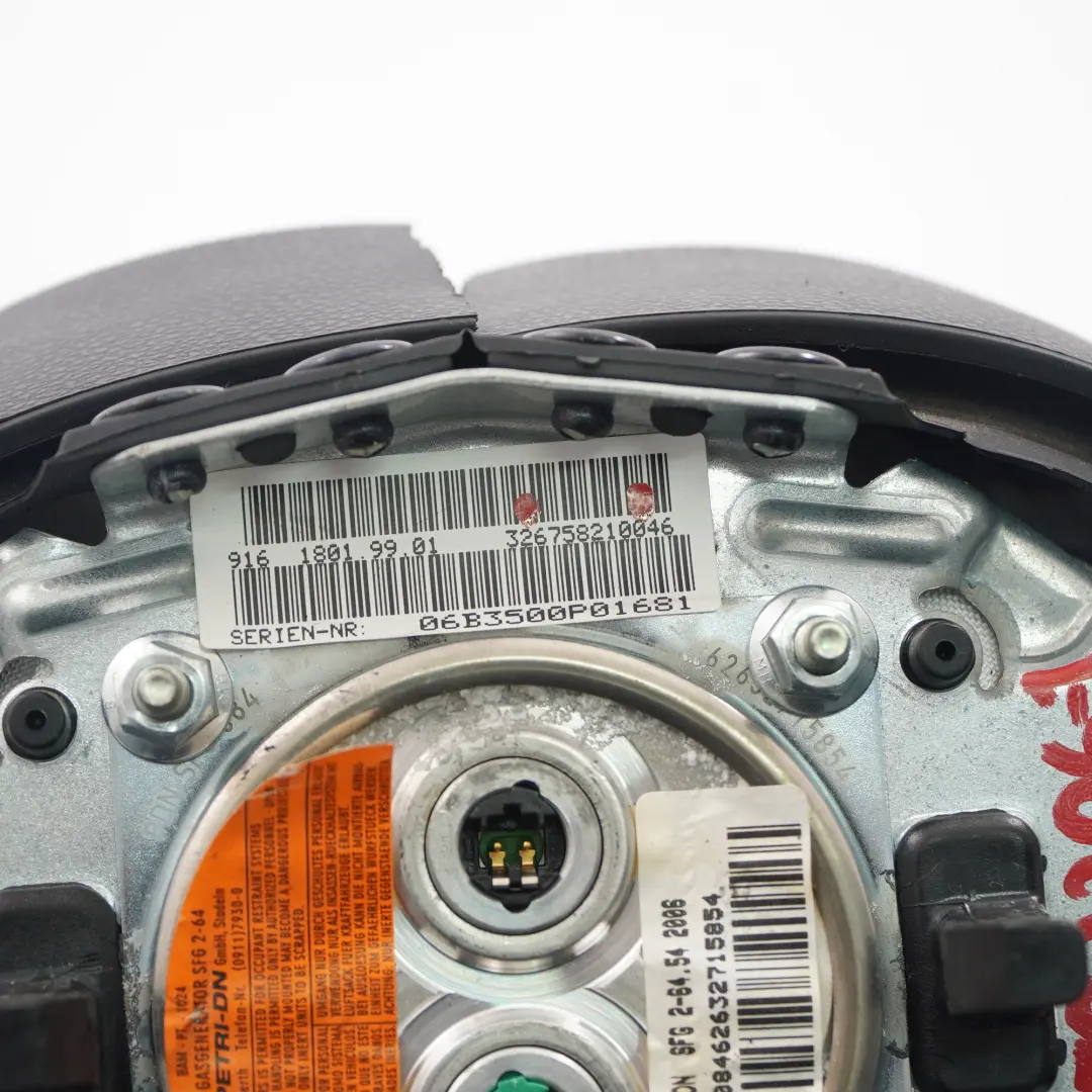 Lado Conductor Volante Módulo de Aire Negro DAMAGED 6758210 para BMW Z4 E85 E86 con número de pieza 6782206 BMW Z4 E85 E86 Lado Conductor Volante Módulo de Aire Negro DAMAGED 6758210 - SKU 6782206-1 - Número de pieza 6782206