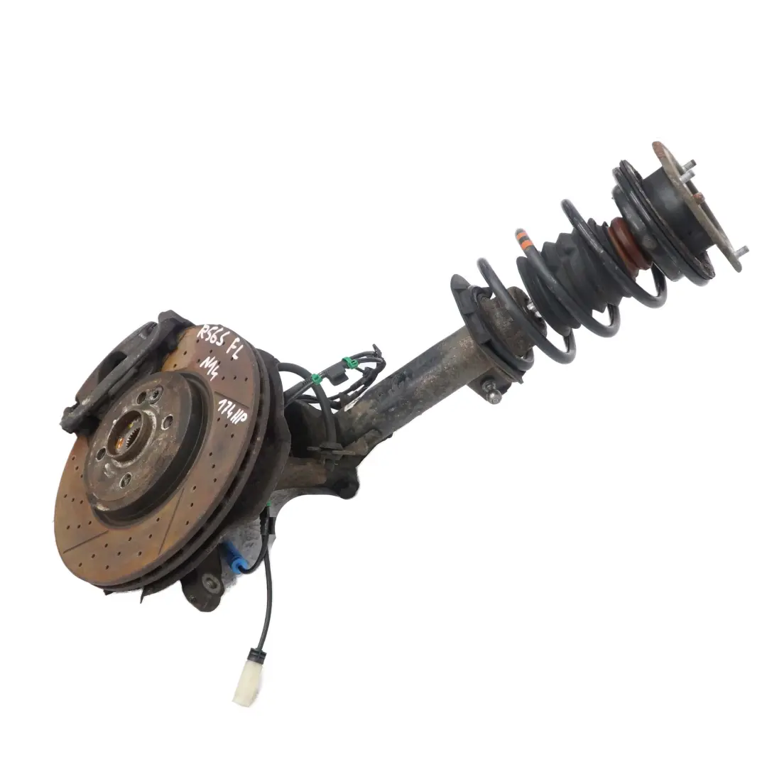 Mini R56 Cooper S N14 Amortisseur A L'Avant Gauche Disque de Frein Perfore - SKU 6782209-3 - Numéro de pièce 6782209