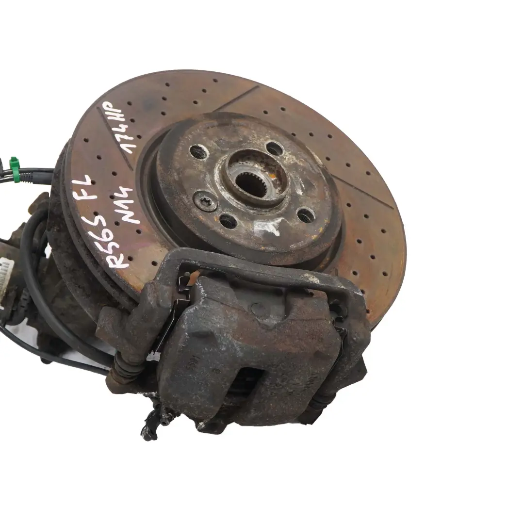 Mini R56 Cooper S N14 Amortisseur A L'Avant Gauche Disque de Frein Perfore - SKU 6782209-3 - Numéro de pièce 6782209