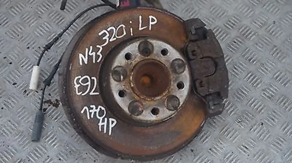 BMW E92 320i N43 Front Left N/S Spring Strut Leg Brake Suspension Hub - SKU 6782329 - Part number 6782329