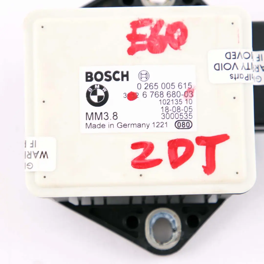 Drehratensensor Steuergerät Modul für BMW E60 E61 E64 E70 E71 E90 E91 E92 mit Teilenummer 6782370 BMW E60 E61 E64 E70 E71 E90 E91 E92 Drehratensensor Steuergerät Modul - SKU 6782370 - Teilenummer 6782370