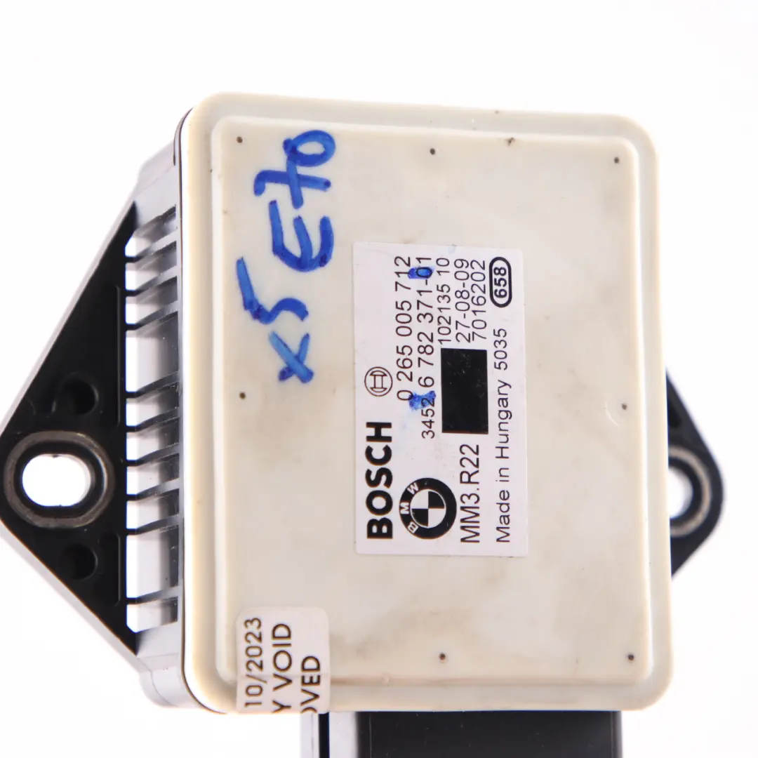 Yaw Sensor BMW E60 E61 X5 E70 ESP Rotation Rate Speed Acceleration Unit to with Part number 6782371 Yaw Sensor BMW E60 E61 X5 E70 ESP Rotation Rate Speed Acceleration Unit - SKU 6782371 - Part number 6782371