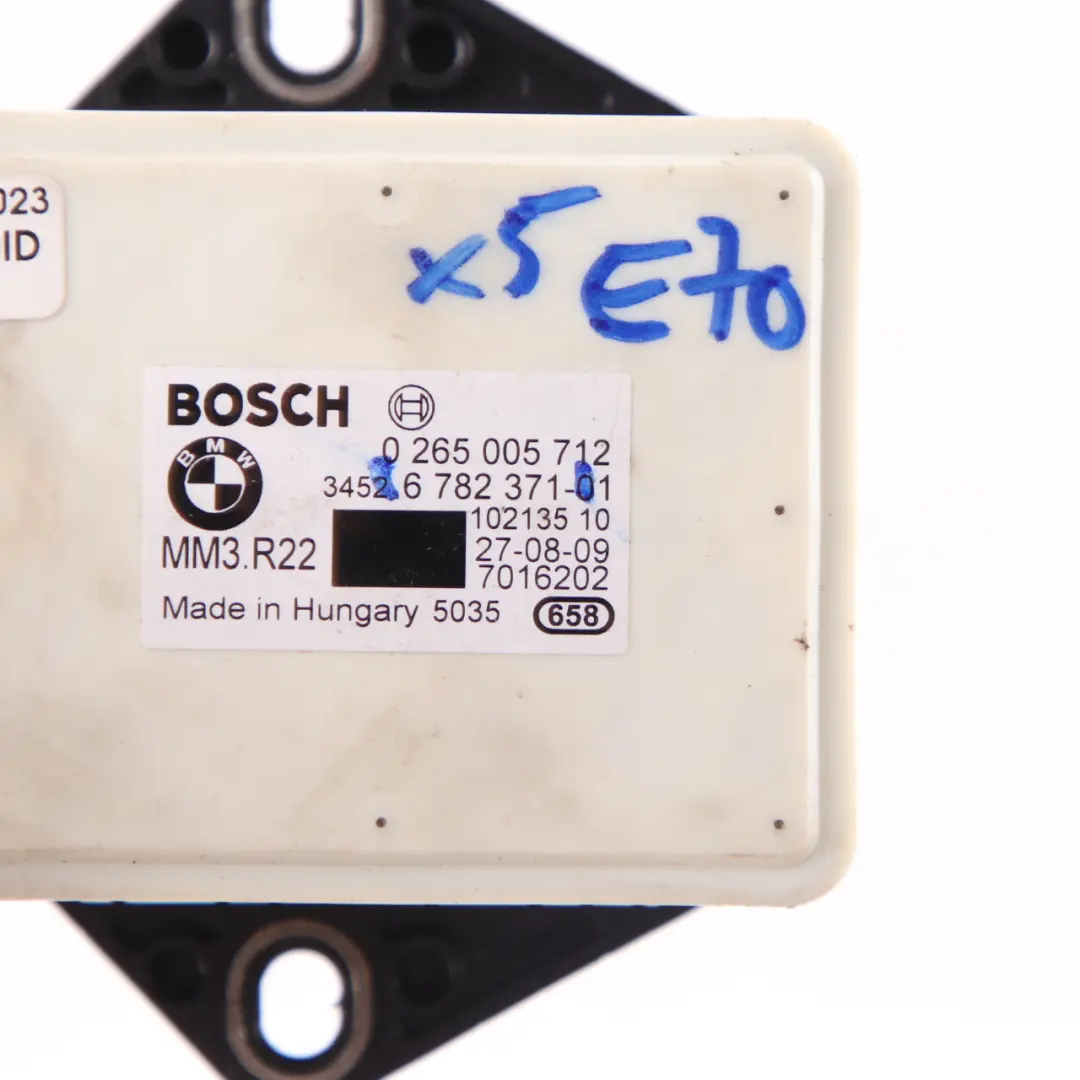 Yaw Sensor BMW E60 E61 X5 E70 ESP Rotation Rate Speed Acceleration Unit to with Part number 6782371 Yaw Sensor BMW E60 E61 X5 E70 ESP Rotation Rate Speed Acceleration Unit - SKU 6782371 - Part number 6782371