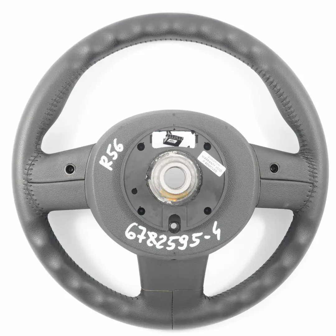 Steering Wheel Mini Cooper R56 R55 R57 Black Leather Sport Multifunction to with Part number 6782595 Steering Wheel Mini Cooper R56 R55 R57 Black Leather Sport Multifunction - SKU 6782595-4 - Part number 6782595