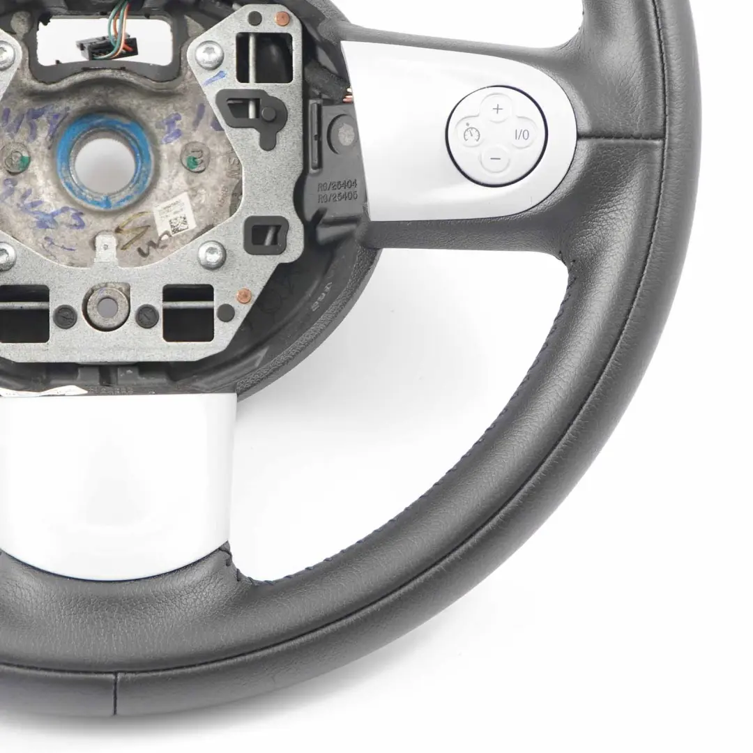 Steering Wheel Mini Cooper R56 R55 R57 Black Leather Sport Multifunction to with Part number 6782595 Steering Wheel Mini Cooper R56 R55 R57 Black Leather Sport Multifunction - SKU 6782595-4 - Part number 6782595