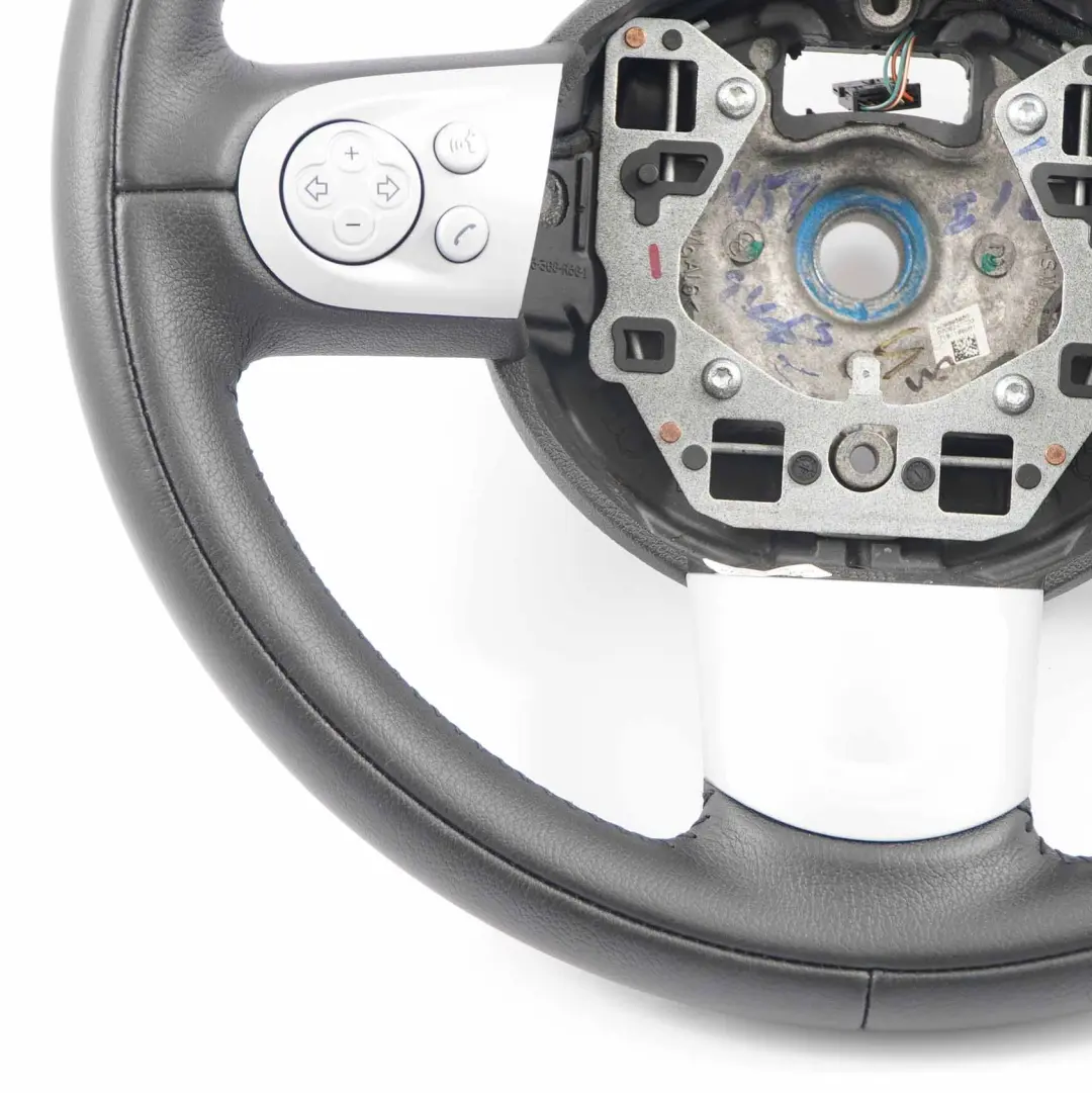 Steering Wheel Mini Cooper R56 R55 R57 Black Leather Sport Multifunction to with Part number 6782595 Steering Wheel Mini Cooper R56 R55 R57 Black Leather Sport Multifunction - SKU 6782595-4 - Part number 6782595
