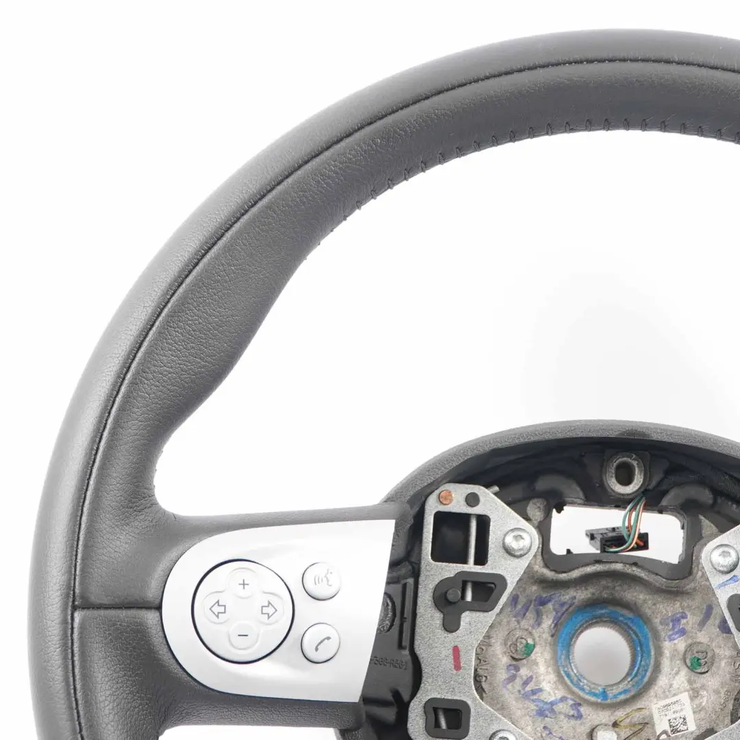 Steering Wheel Mini Cooper R56 R55 R57 Black Leather Sport Multifunction to with Part number 6782595 Steering Wheel Mini Cooper R56 R55 R57 Black Leather Sport Multifunction - SKU 6782595-4 - Part number 6782595