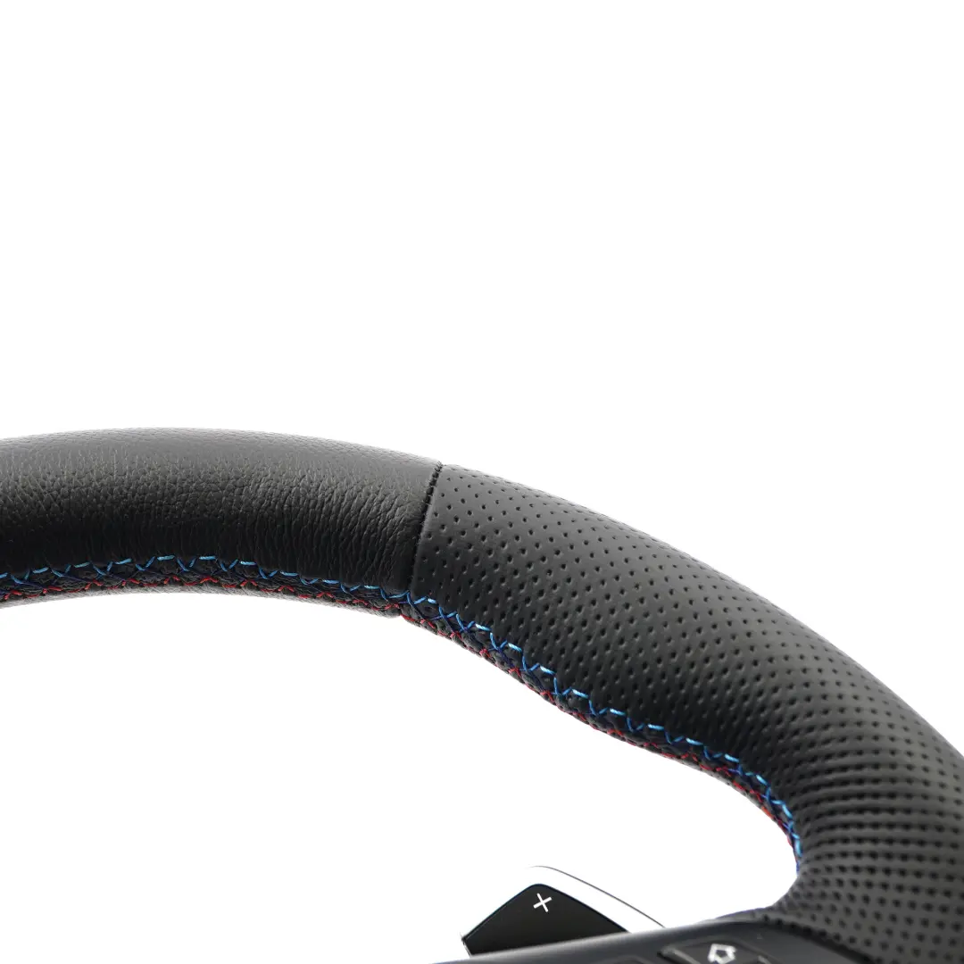 NEU Schwarzes Leder Sport lenkrad Schalt wippen für BMW X5 E70 LCI X6 E71 mit Teilenummer 6782805 BMW X5 E70 LCI X6 E71 NEU Schwarzes Leder Sport lenkrad Schalt wippen - SKU 6782805-2 - Teilenummer 6782805