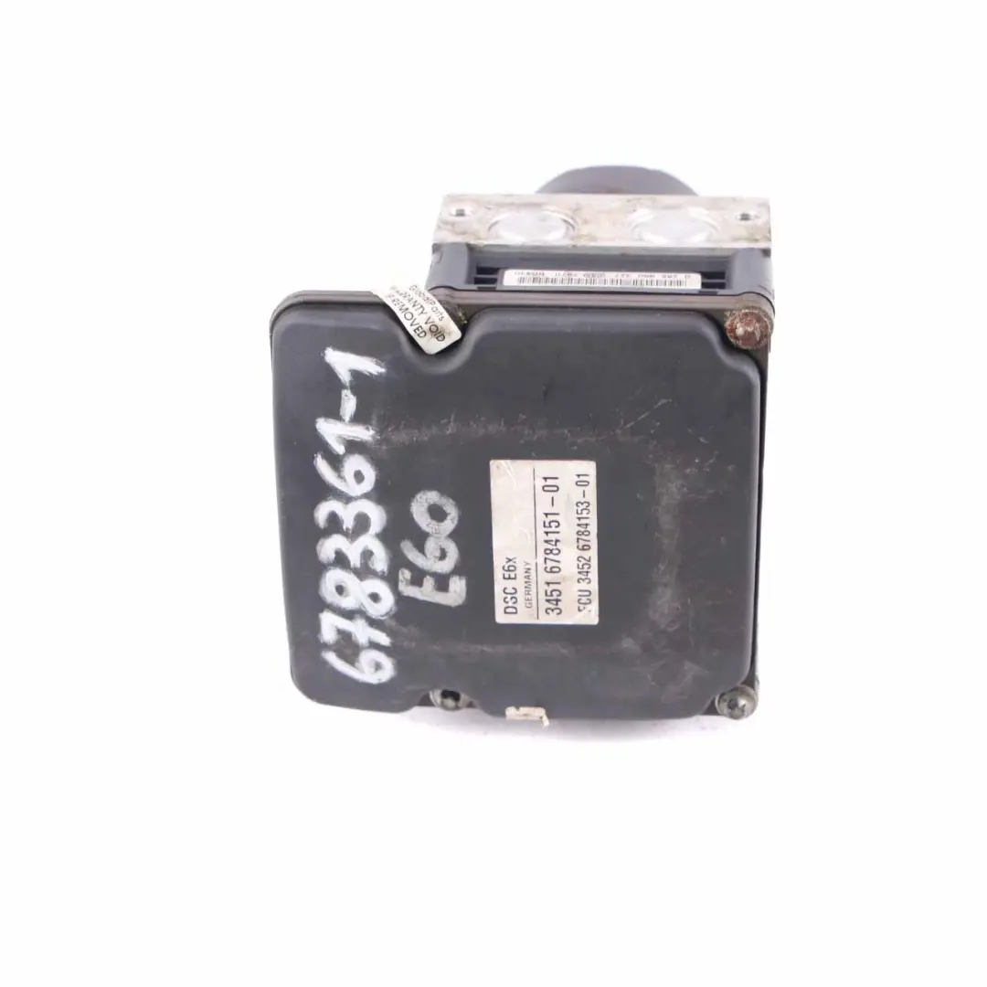 DSC ABS Hydro Unit Brake Pump 6784151 6774679 to BMW E60 E61 E63 E64 LCI with Part number 6783361 BMW E60 E61 E63 E64 LCI DSC ABS Hydro Unit Brake Pump 6784151 6774679 - SKU 6783361-1 - Part number 6783361