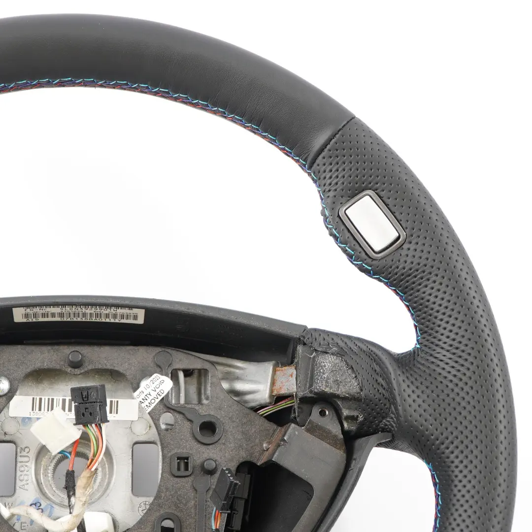 BMW E65 E66 E67 NOUVEAU Cuir Noir Volant Sport en Cuir Noir M-tricolored - SKU 6783490-1 - Numéro de pièce 6783490