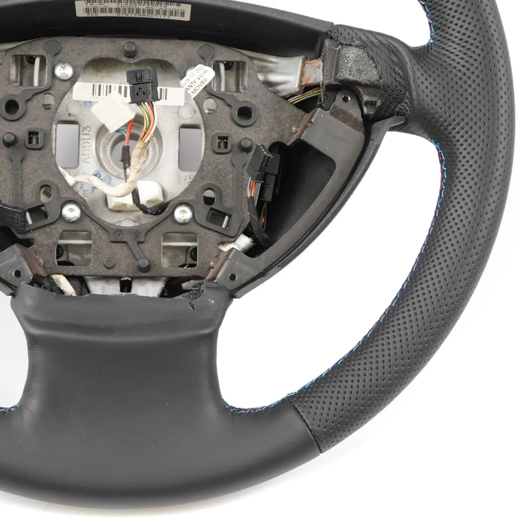 BMW E65 E66 E67 NOUVEAU Cuir Noir Volant Sport en Cuir Noir M-tricolored - SKU 6783490-1 - Numéro de pièce 6783490