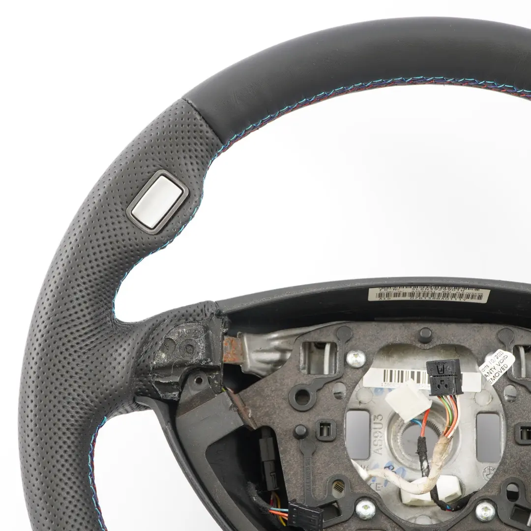 NEU Schwarz Leder Sport Lenkrad Sportlenkrad M-dreifarbige Fäden für BMW E65 E66 mit Teilenummer 6783490 BMW E65 E66 NEU Schwarz Leder Sport Lenkrad Sportlenkrad M-dreifarbige Fäden - SKU 6783490-1 - Teilenummer 6783490