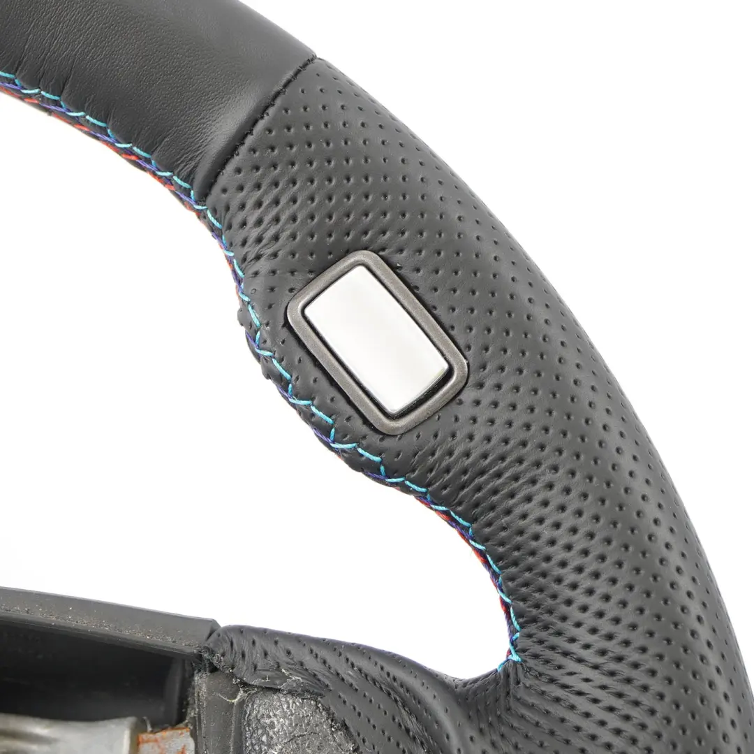 BMW E65 E66 Nuevo Volante Deportivo de Cuero Negro M-tricolor Hilo - SKU 6783490-1 - Número de pieza 6783490