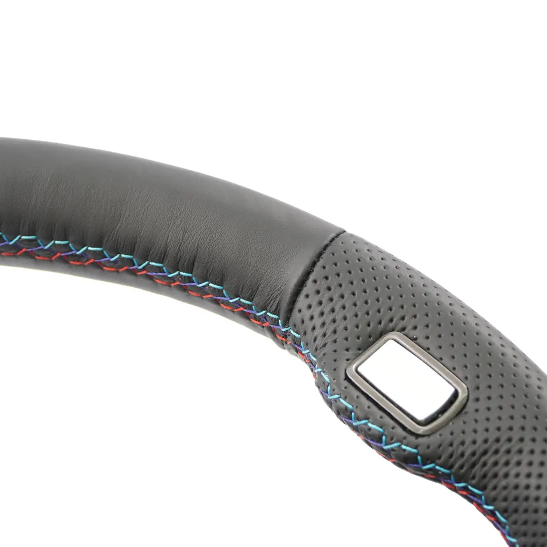 BMW E65 E66 E67 NOUVEAU Cuir Noir Volant Sport en Cuir Noir M-tricolored - SKU 6783490-1 - Numéro de pièce 6783490