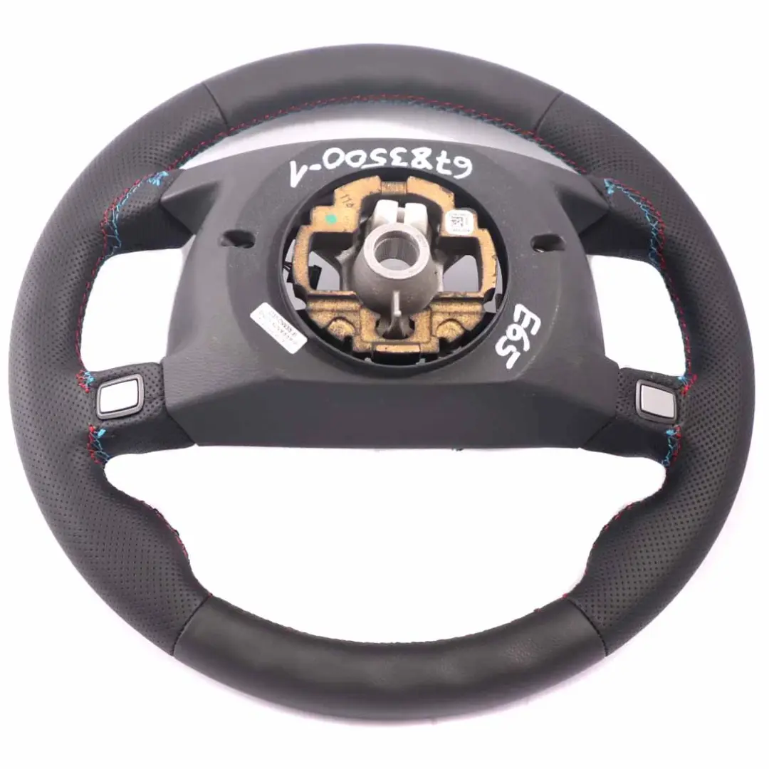 BMW E65 NUEVO Volante de Cuero Negro M Tricolor Hilos - SKU 6783500-1 - Número de pieza 6783500