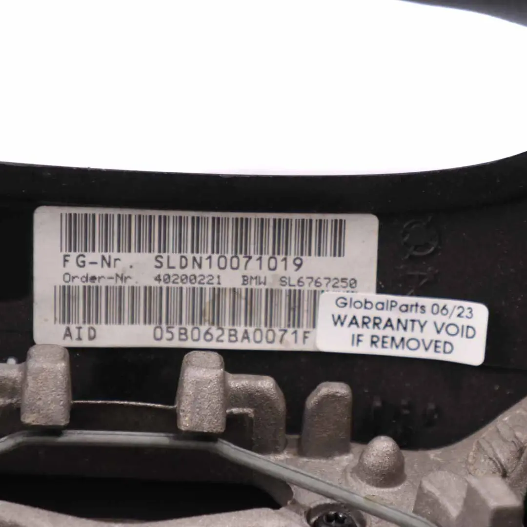 NUEVO Volante de Cuero Negro M Tricolor Hilos para BMW E65 con número de pieza 6783500 BMW E65 NUEVO Volante de Cuero Negro M Tricolor Hilos - SKU 6783500-1 - Número de pieza 6783500