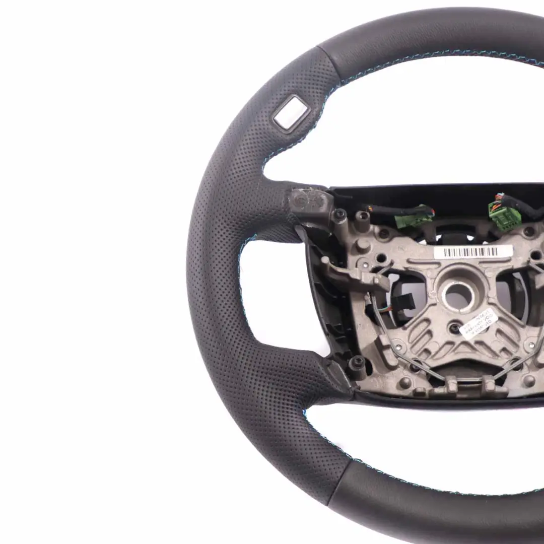 Leather Steering Wheel Black M Tricoloured Threads to BMW 7 Series E65 NEW Black with Part number 6783500 BMW 7 Series E65 NEW Black Leather Steering Wheel Black M Tricoloured Threads - SKU 6783500-1 - Part number 6783500