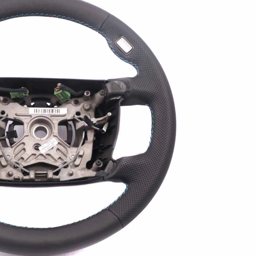 NUEVO Volante de Cuero Negro M Tricolor Hilos para BMW E65 con número de pieza 6783500 BMW E65 NUEVO Volante de Cuero Negro M Tricolor Hilos - SKU 6783500-1 - Número de pieza 6783500