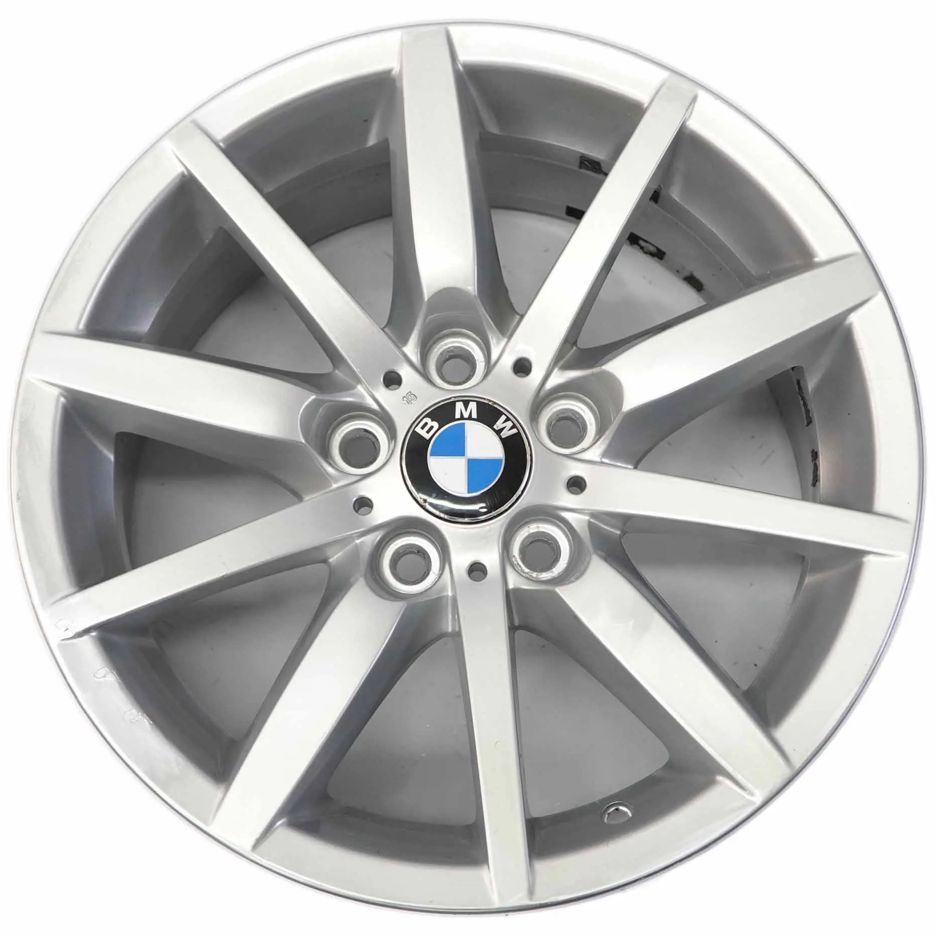 BMW E90 E91 Cerchio Lega Leggera Argento 17" Stella Raggi 286 8.5J ET:39 6783633