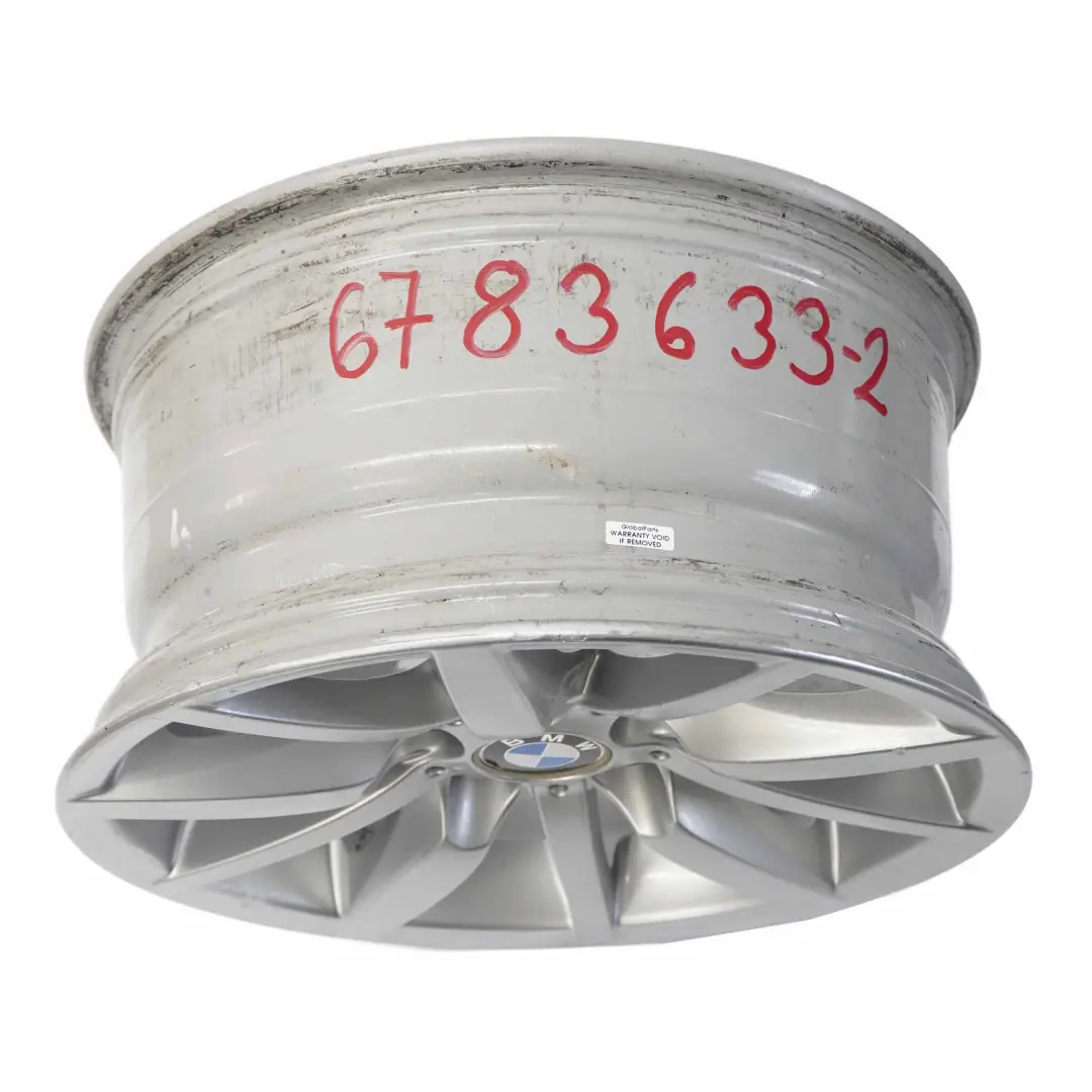 Light Alloy Wheel Rim 17" Star Spoke 286 8.5J ET:39 to BMW E90 E91 Silver with Part number 6783633 BMW E90 E91 Silver Light Alloy Wheel Rim 17" Star Spoke 286 8.5J ET:39 - SKU 6783633-2 - Part number 6783633