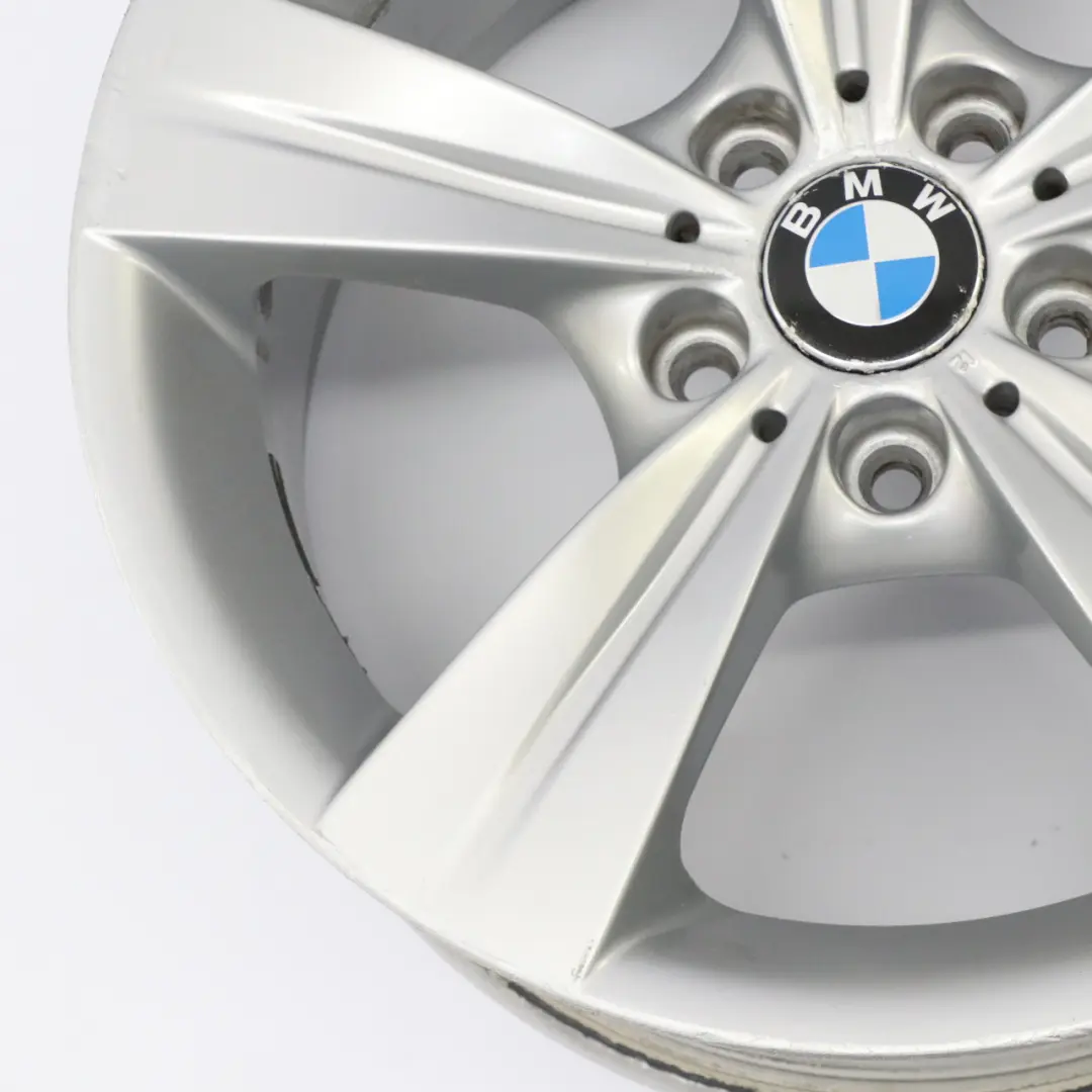 Front Silver Wheel Alloy Rim 18" Star Spoke 287 8J ET:34 to BMW E90 E91 E92 with Part number 6783634 BMW E90 E91 E92 Front Silver Wheel Alloy Rim 18" Star Spoke 287 8J ET:34 - SKU 6783634-1 - Part number 6783634