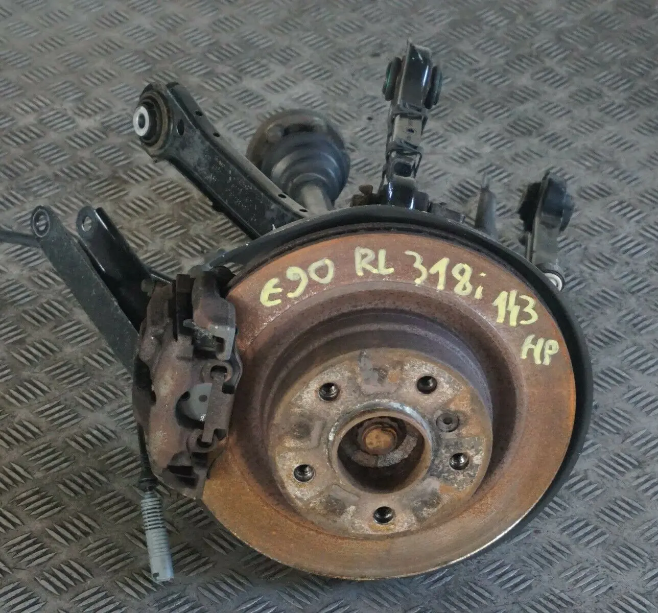 BMW E90 LCI 318i N43 Rear Left N/S Spring Strut Leg Brake Suspension