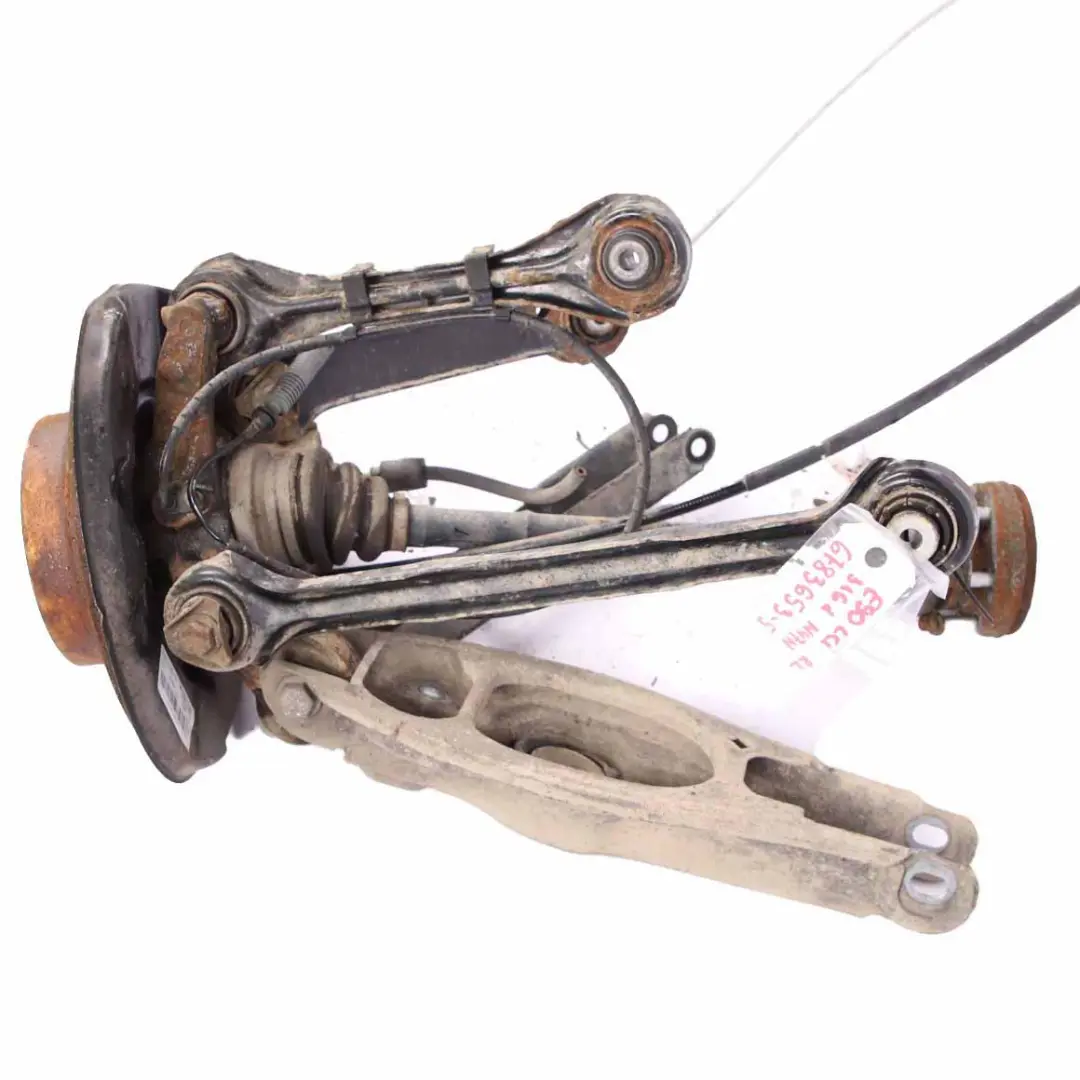BMW E90 316D N47N Sospensione Posteriore Gamba Asse Disco Freno Sinistro - SKU 6783653-5 - Numero di parte 6783653
