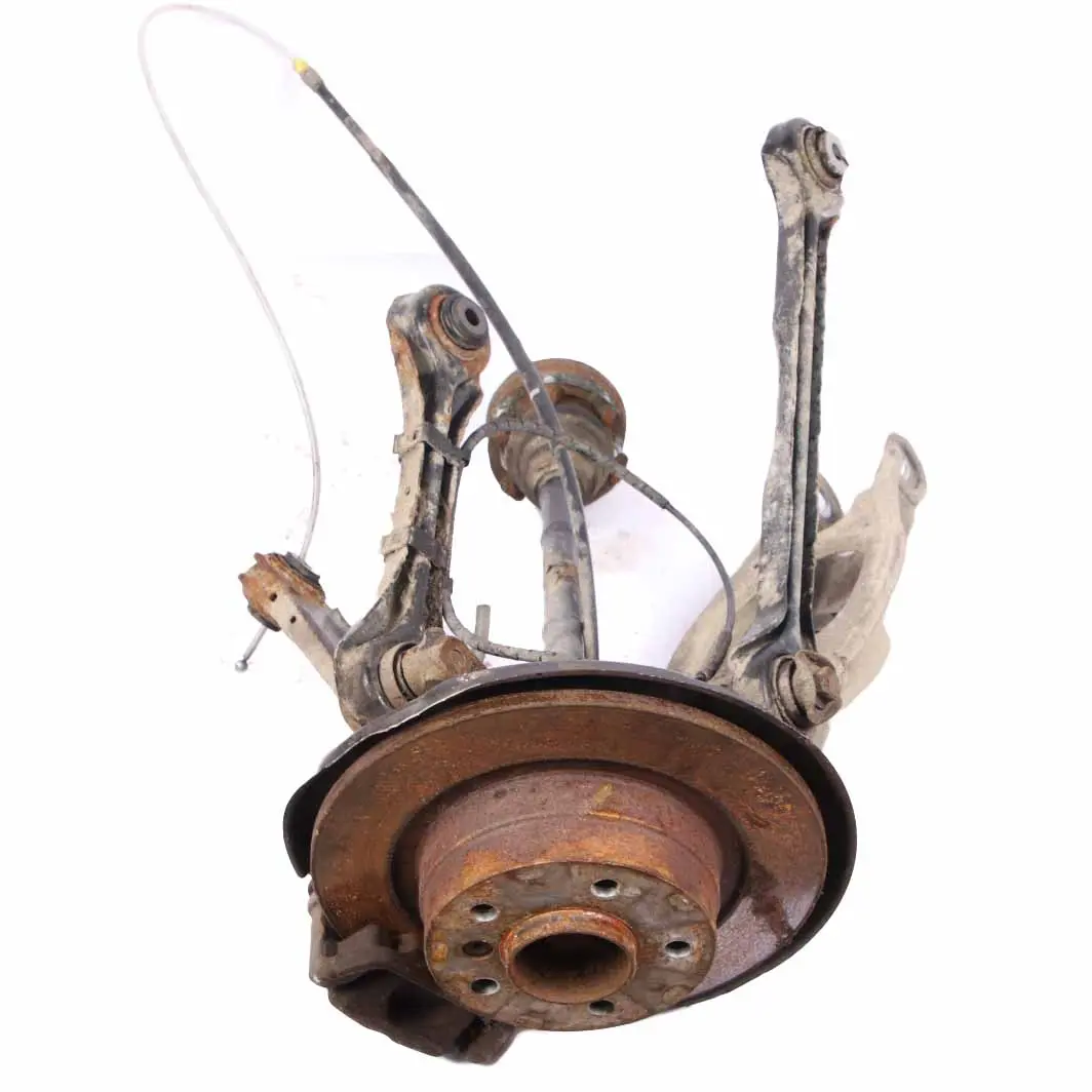 BMW E90 316D N47N Sospensione Posteriore Gamba Asse Disco Freno Sinistro 6783653