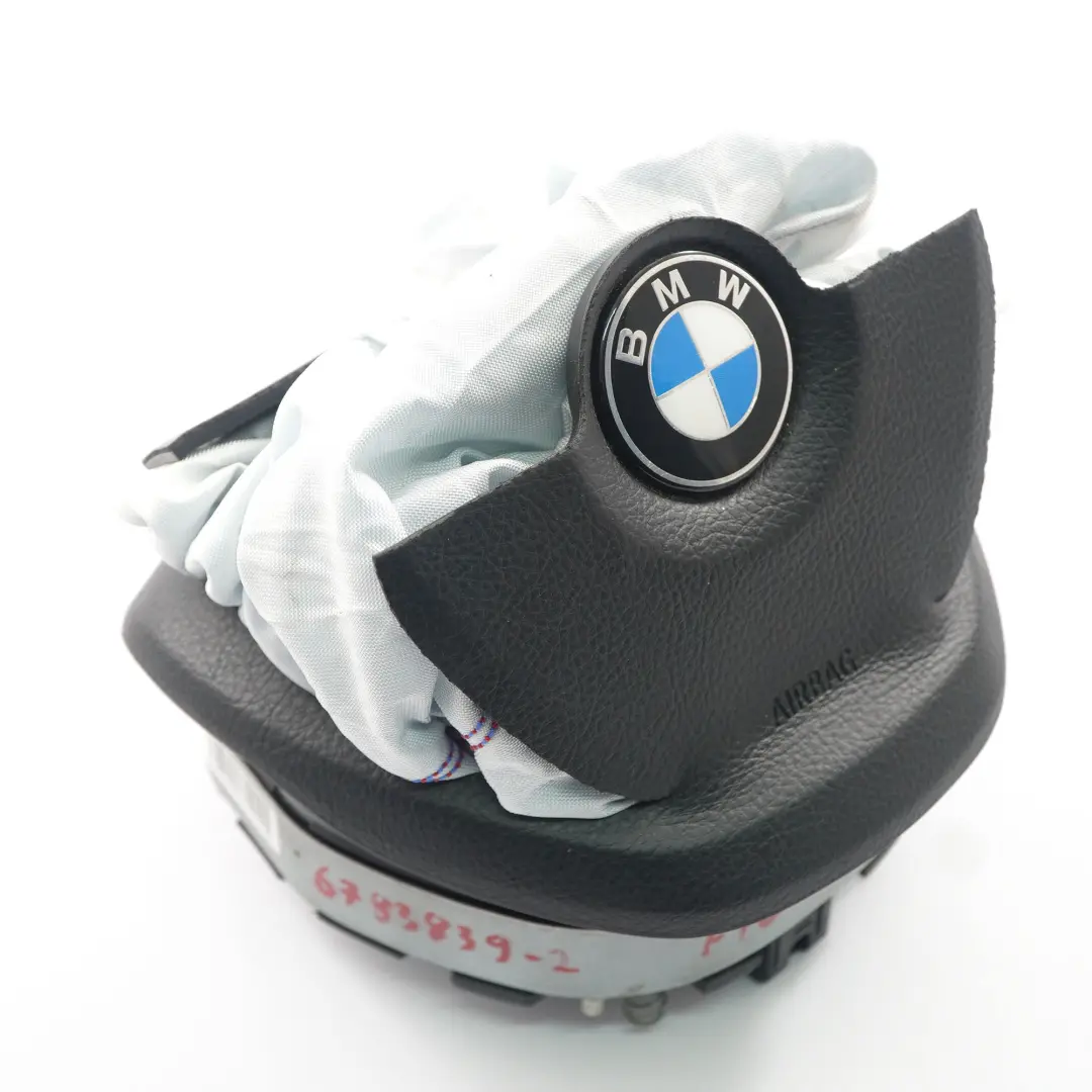 BMW F07 GT F10 F11 Driver's Side Steering Wheel Air Module Black DAMAGED - SKU 6783839-2 - Part number 6783839