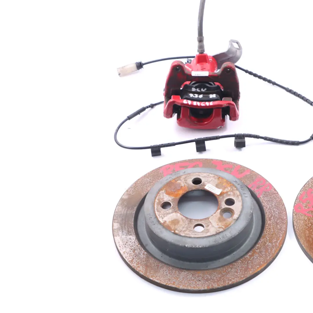 Mini R55 R56 R57 JCW Komplet Zacisków i Tarczy Tył TRW 280X10 - SKU 6784645/6784646 - Numer Części 6784645/6784646