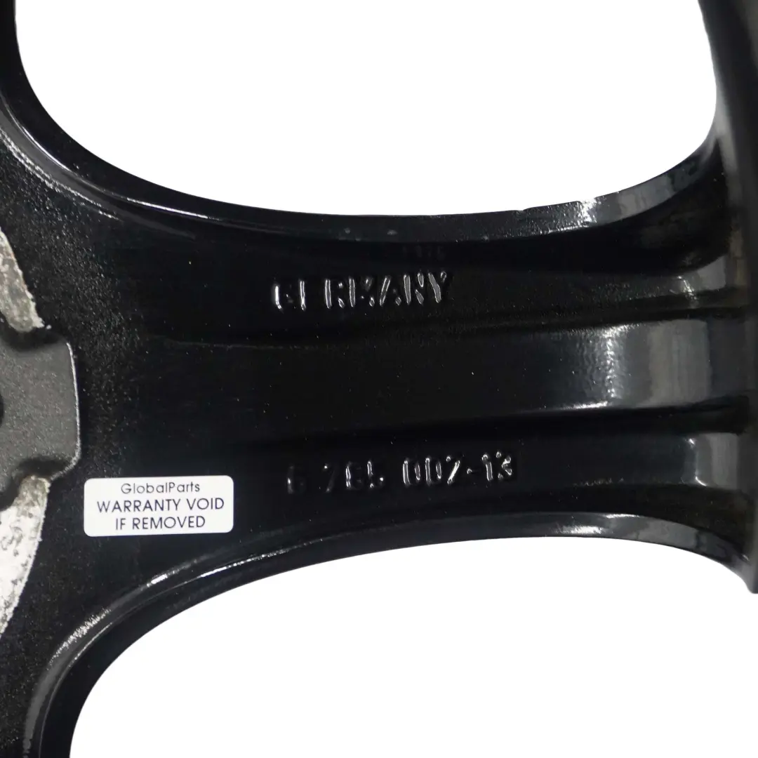 BMW 3 E90 E91 E92 E93 Black Wheel Alloy Rim Star Spoke 230 19" ET:37 8J - SKU 6785002-1 - Part number 6785002