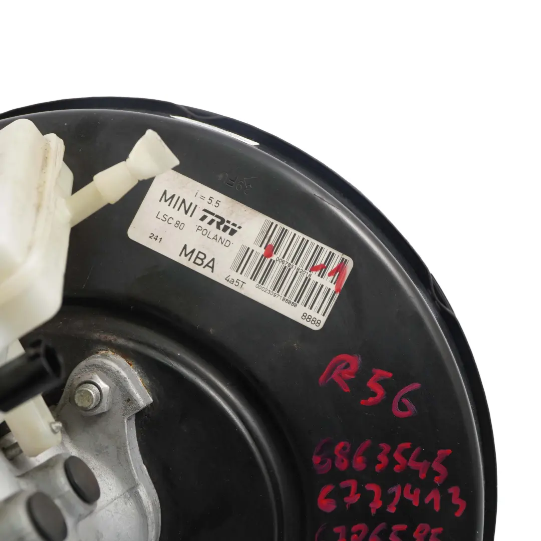 Bremskraftverstärker Servomechanismus für Mini Cooper One R55 R56 R57 R60 mit Teilenummer 6785182 Mini Cooper One R55 R56 R57 R60 Bremskraftverstärker Servomechanismus - SKU 6785182-1 - Teilenummer 6785182