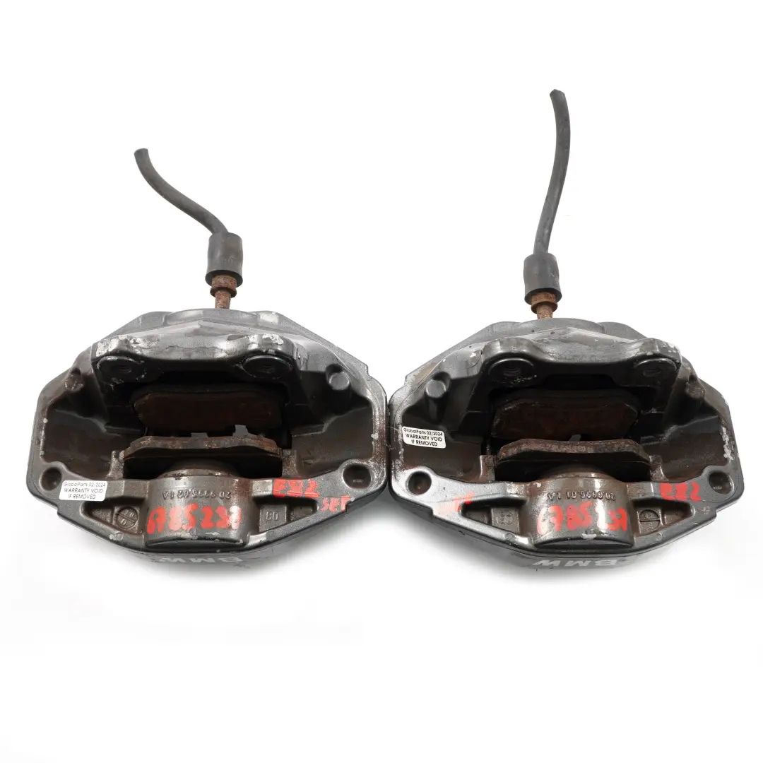Left Right N/O/S Brembo Brake Caliper Set to BMW E82 E88 135i Rear with Part number 6785237 BMW E82 E88 135i Rear Left Right N/O/S Brembo Brake Caliper Set - SKU 6785237 - Part number 6785237