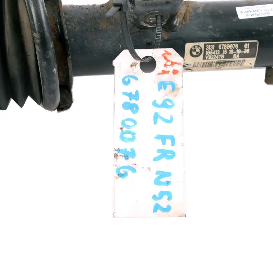 Strut Front Right O/S Suspension Shock Absorber 6780076 to BMW E92 E93 Spring with Part number 6796156 BMW E92 E93 Spring Strut Front Right O/S Suspension Shock Absorber 6780076 - SKU 6785590-3 - Part number 6796156