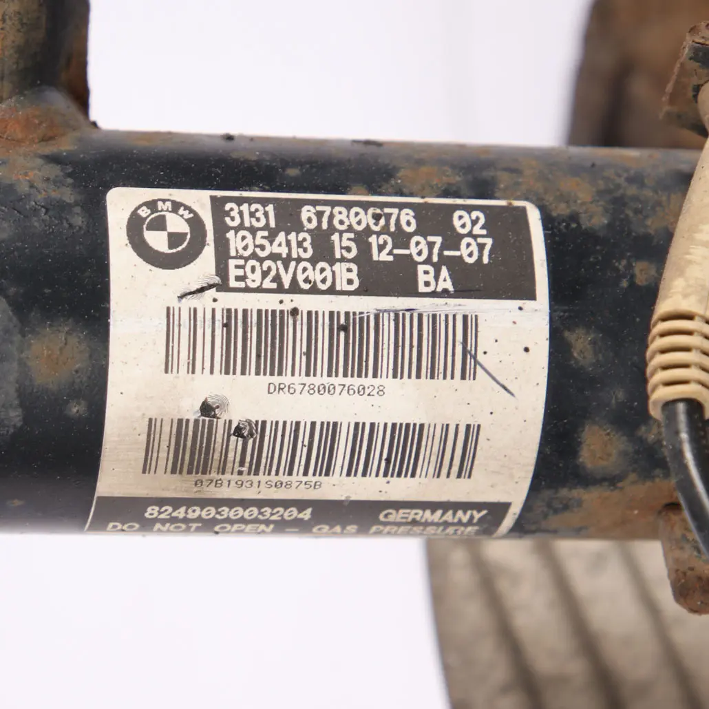 N52N Delantero Derecho Muelle Strut Pierna Suspensión Hub para BMW E92 325i con número de pieza 6785590 BMW E92 325i N52N Delantero Derecho Muelle Strut Pierna Suspensión Hub - SKU 6785590-4 - Número de pieza 6785590