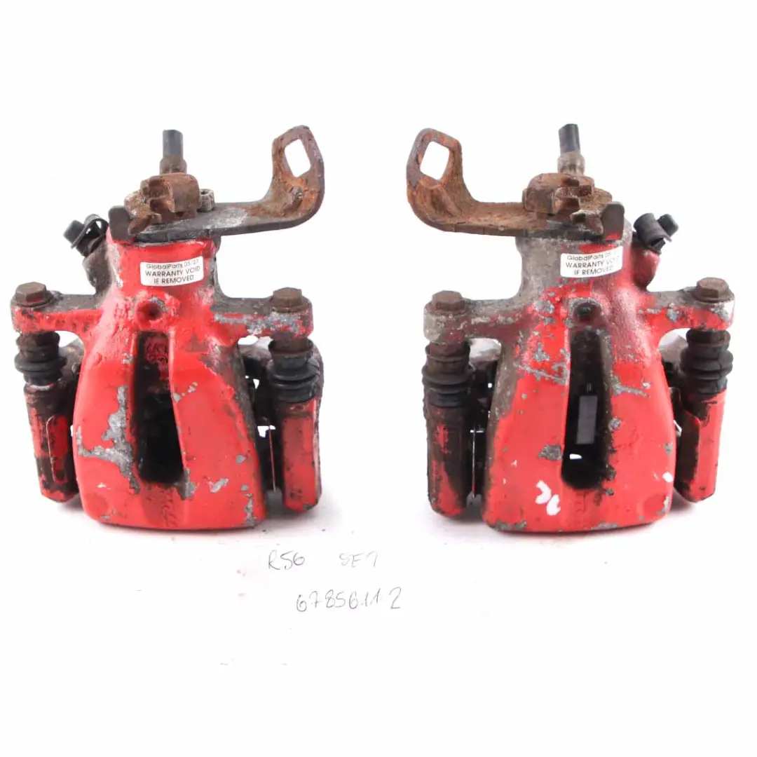 Brake Caliper Rear Left Right N/O/S Wheel Housing Braking Unit Set R55 to Mini R56 with Part number 6785611 Mini R56 Brake Caliper Rear Left Right N/O/S Wheel Housing Braking Unit Set R55 - SKU 6785611-2 - Part number 6785611