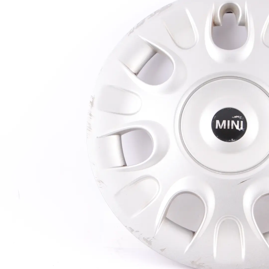 MINI Hub Cap R50 R52 R56 R57 15'' Wheel Cover Trim Panel Hubcap Silver - SKU 6785977-7 - Part number 6785977