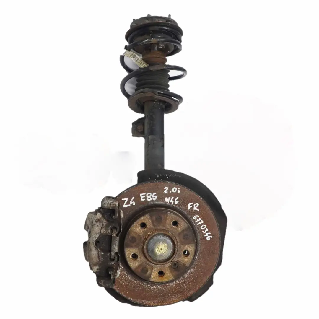 N46 M Sport Delantero Derecho Suspensión Pierna Freno Disco para BMW Z4 E85 2.0i con número de pieza 6785990 BMW Z4 E85 2.0i N46 M Sport Delantero Derecho Suspensión Pierna Freno Disco - SKU 6785990 - Número de pieza 6785990
