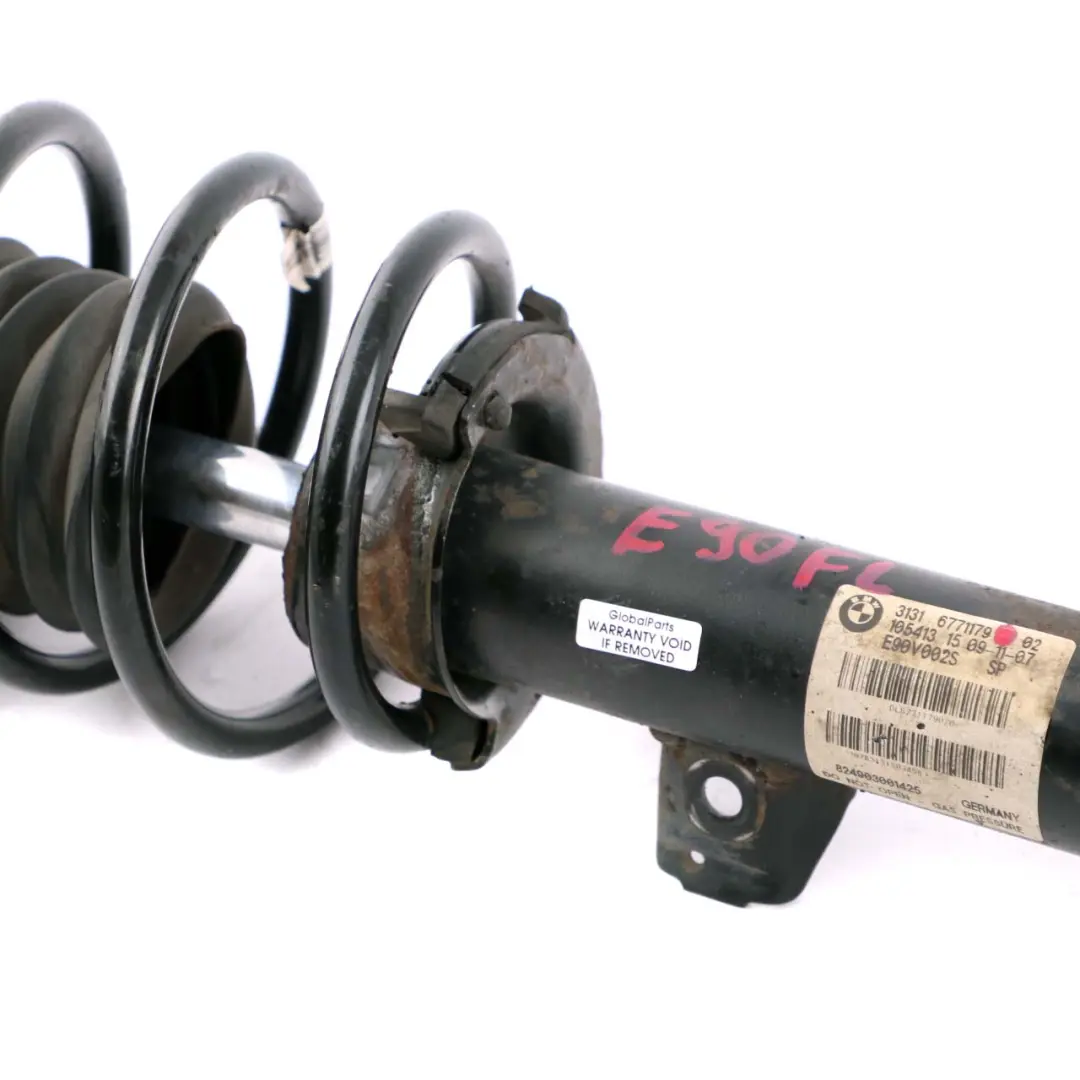 BMW E90 E92 M Sport Eje Delantero Izquierdo Amortiguador Muelle Strut 6771179 - SKU 6786003-1 - Número de pieza 6786003