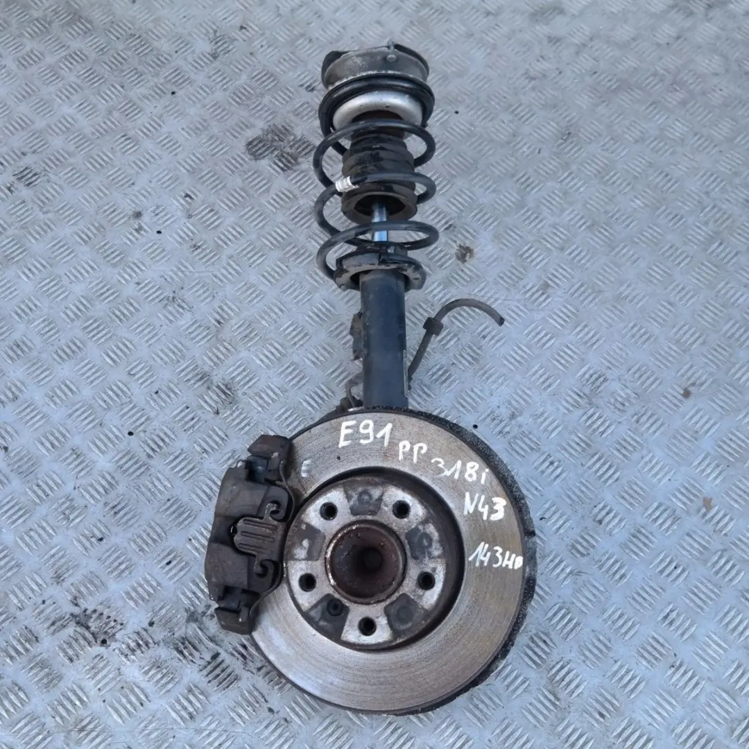 BMW E91 LCI 318i N43 FRONT RIGHT SPRING STRUT SUSPENSION BRAKE CALLIPER - SKU 6786010 - Part number 31316786010