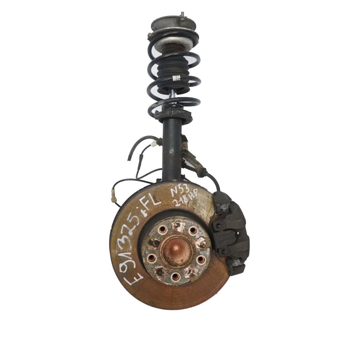BMW E91 325i N53 anteriore sinistro molla puntone freno sospensione gamba mozzo - SKU 6786013-7 - Numero di parte 6786013