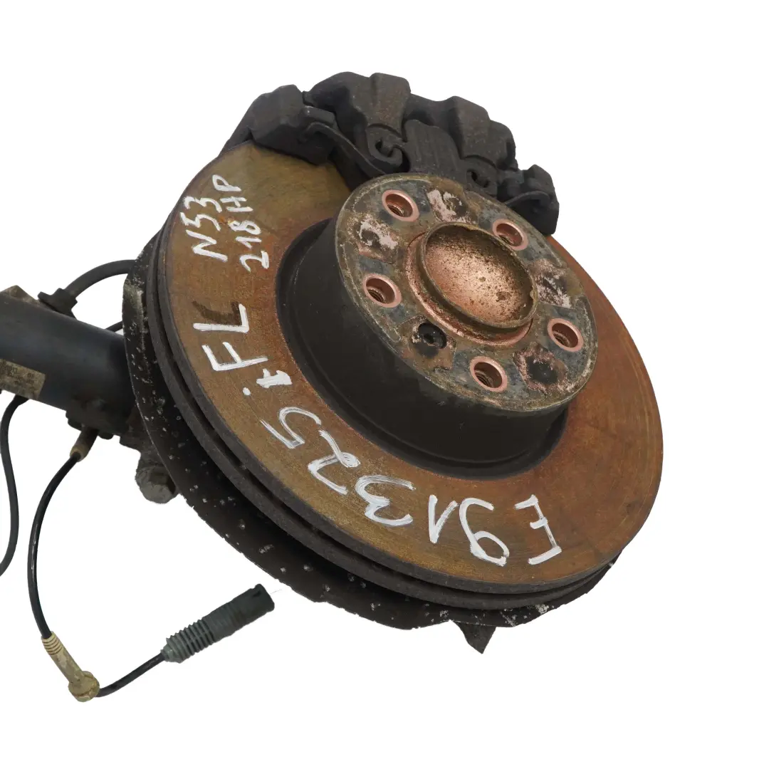 N53 anteriore sinistro molla puntone freno sospensione gamba mozzo per BMW E91 325i con numero di parte 6786013 BMW E91 325i N53 anteriore sinistro molla puntone freno sospensione gamba mozzo - SKU 6786013-7 - Numero di parte 6786013