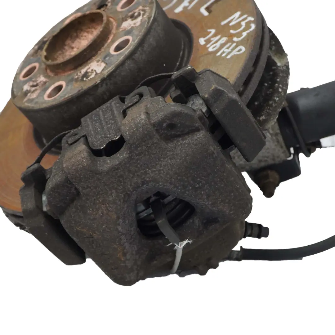 N53 anteriore sinistro molla puntone freno sospensione gamba mozzo per BMW E91 325i con numero di parte 6786013 BMW E91 325i N53 anteriore sinistro molla puntone freno sospensione gamba mozzo - SKU 6786013-7 - Numero di parte 6786013