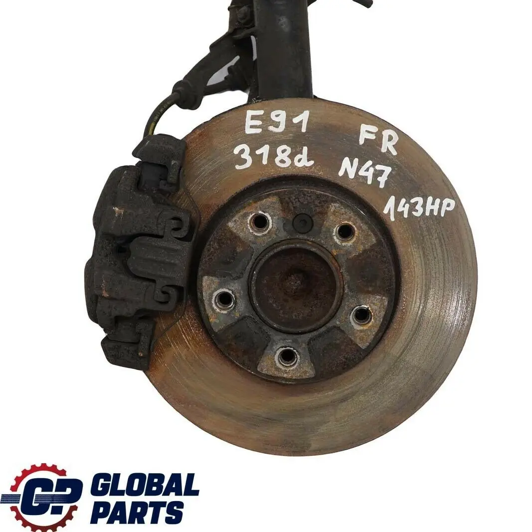 BMW E91 Touring 318d N47 Delantera Derecha Resorte Strut Freno Suspension Pierna - SKU 6786014-1 - Número de pieza 6786014