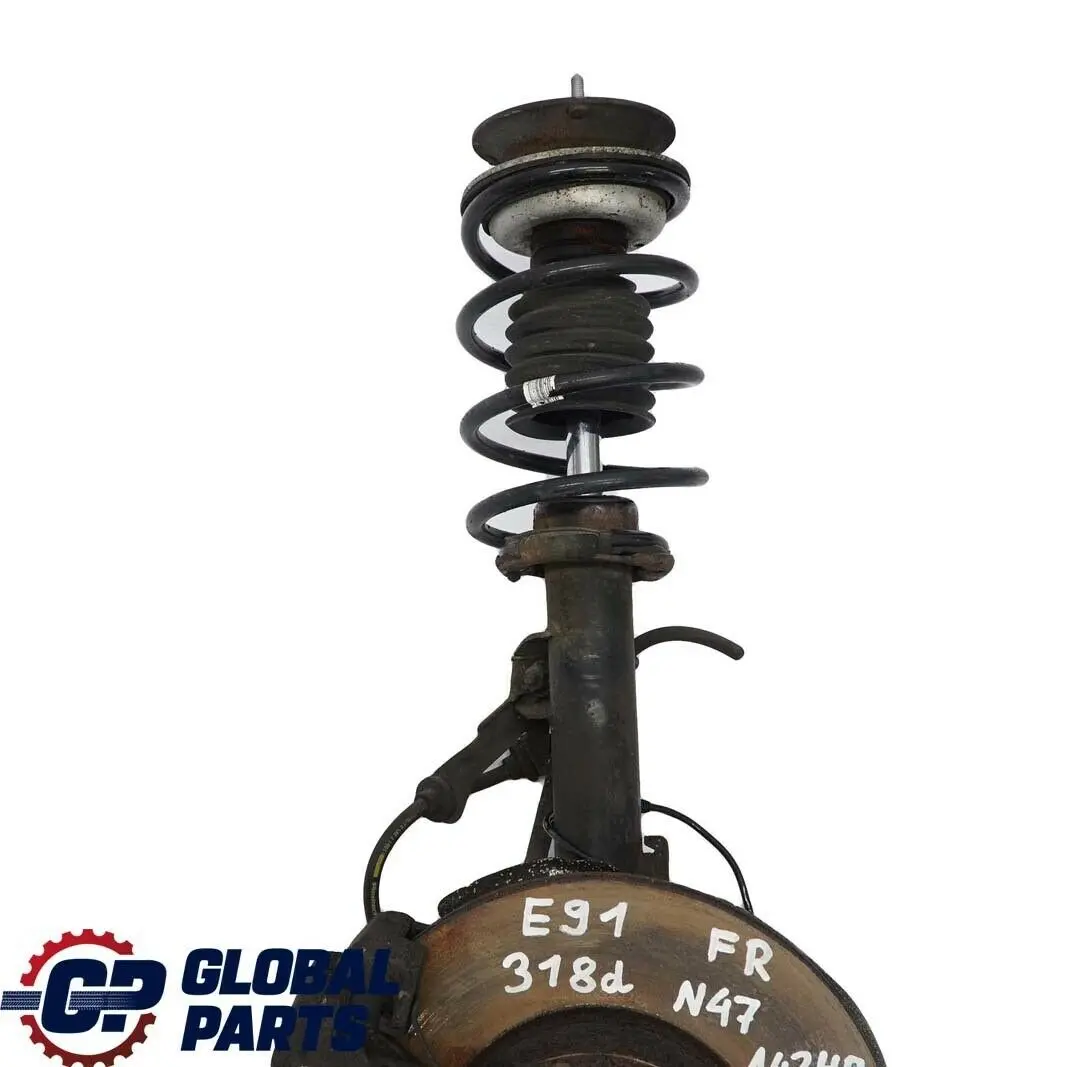 BMW E91 Touring 318d N47 Delantera Derecha Resorte Strut Freno Suspension Pierna - SKU 6786014-1 - Número de pieza 6786014