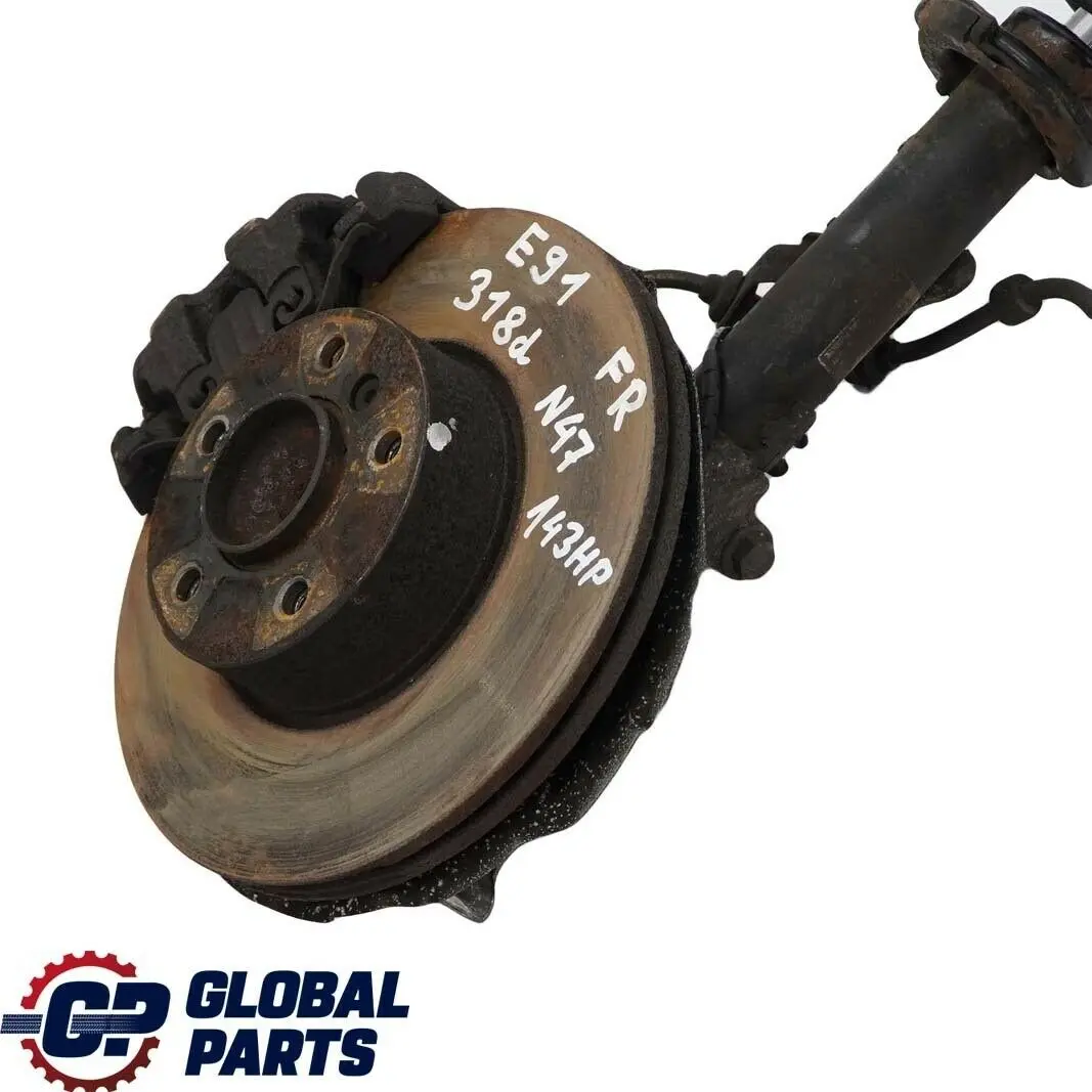 BMW 3 E91 Touring 318d N47 Front Right O/S Spring Strut Brake Suspension Leg - SKU 6786014-1 - Part number 6786014