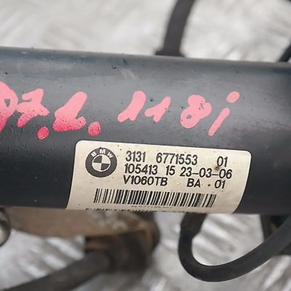 BMW E87 118i N46 Anteriore Sinistra Molla Sospensioni Disco Freno Pinza Freno - SKU 6786017-10 - Numero di parte 6786017
