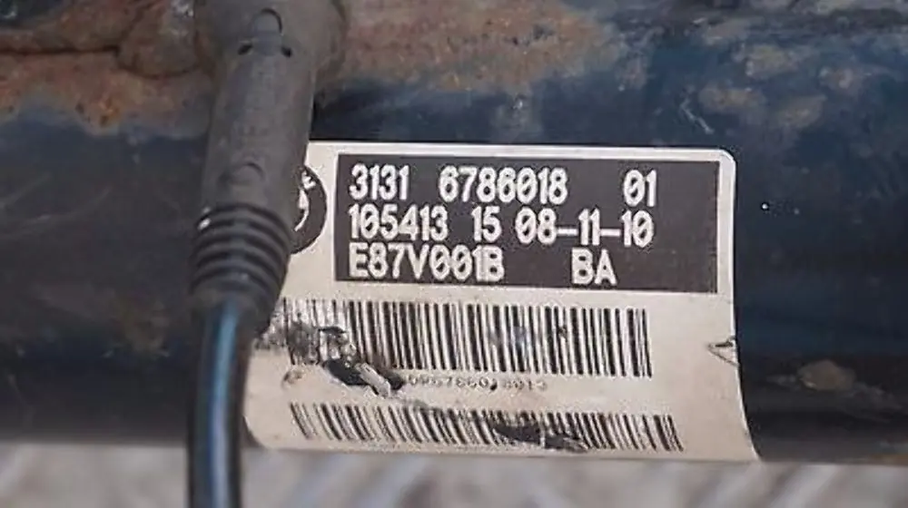 N43 Front Right O/S Spring Strut Brake Suspension Axle to BMW 1 Series E81 116i with Part number 6786018 BMW 1 Series E81 116i N43 Front Right O/S Spring Strut Brake Suspension Axle - SKU 6786018-3 - Part number 6786018