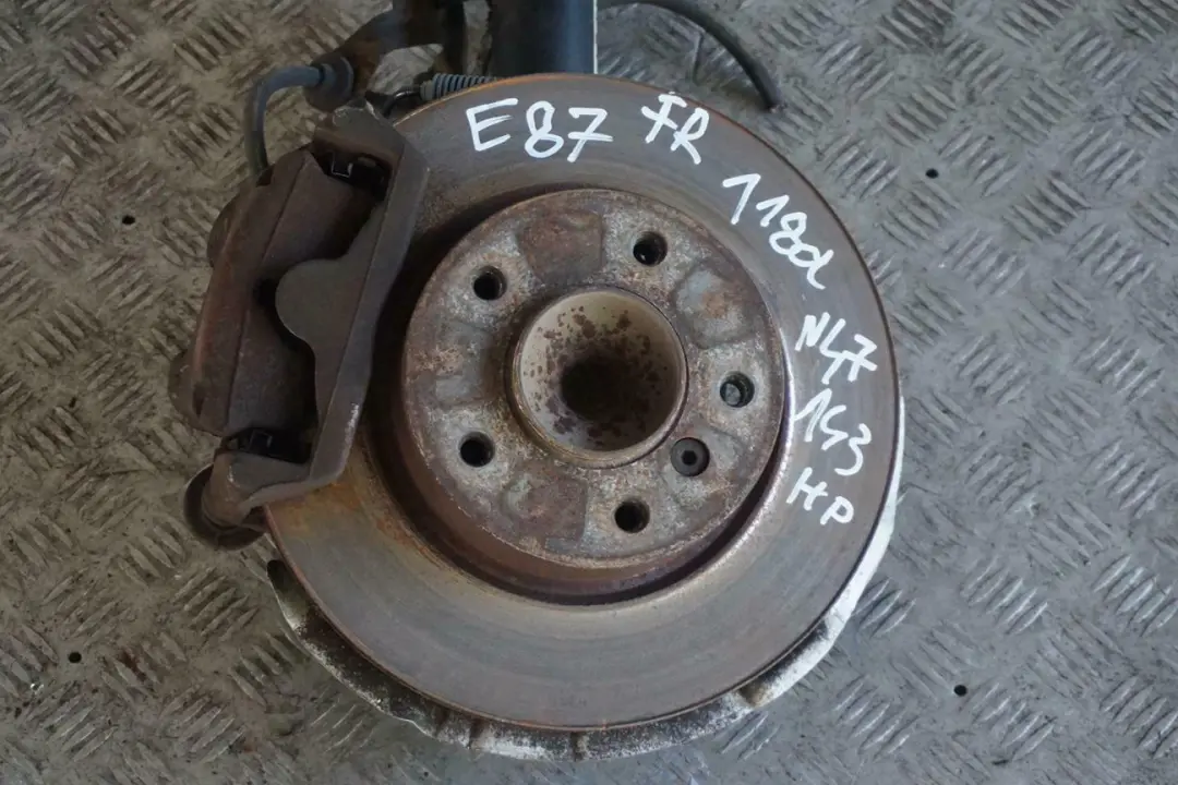 N47 Front Right O/S Spring Strut Brake Suspension Leg Hub to BMW 1 E87 LCI 118d with Part number 6786018 BMW 1 E87 LCI 118d N47 Front Right O/S Spring Strut Brake Suspension Leg Hub - SKU 6786018-4 - Part number 6786018