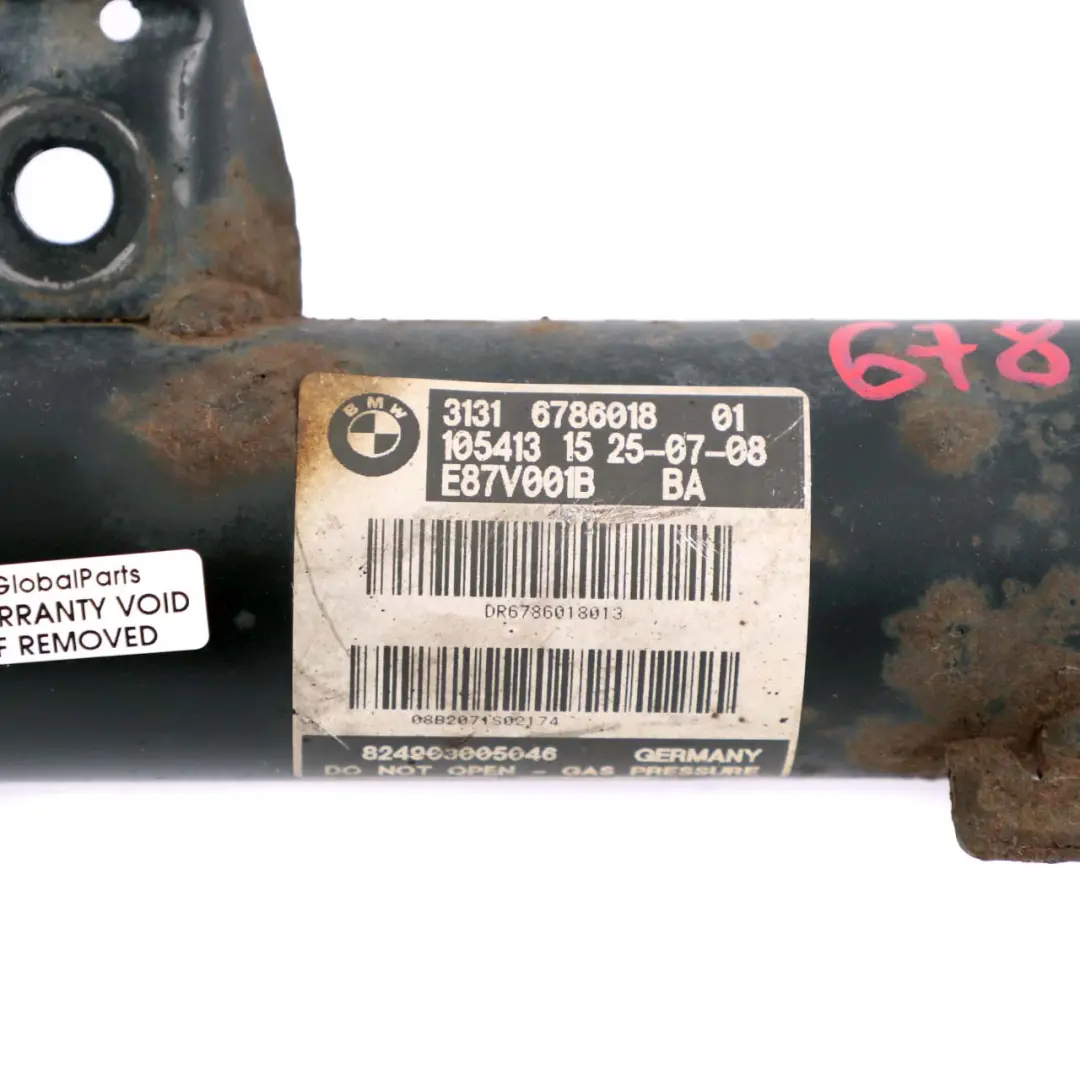 BMW E81 E87 Anteriore Destro O/S Molla Puntone Ammortizzatore - SKU 6786018-8 - Numero di parte 6786018